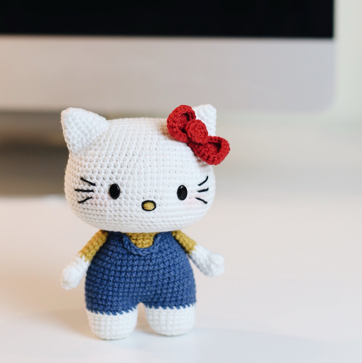 Charming Kitty Crochet Pattern by Hainchan - Whimsical Cat Amigurumi Guide, Instant PDF Download, Handmade Toy Tutorial
