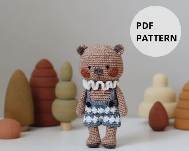 Create Your Own Gael the Little Bear Crochet Pattern | Hainchan