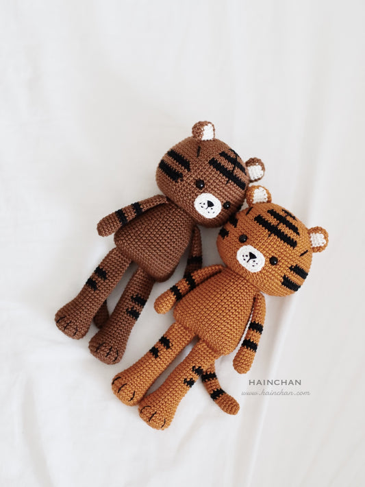 Alain the Tiger Amigurumi Crochet Pattern - Create Your Own Adorable Tiger | Hainchan